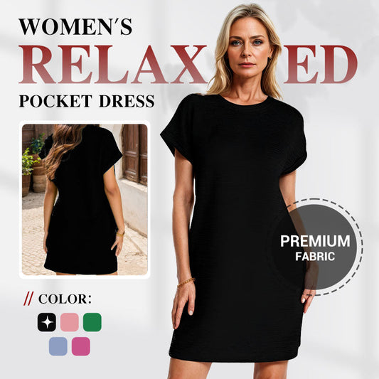 【S-2XL】💞Женска свободна рокля с джобове