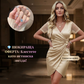 👗✨ Фигурно облегаща плисирана рокля с V-образно деколте, идеална за гала вечери и партита