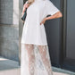 🔥Get 49% OFF NOW✨Floral Patchwork Short Sleeve T-Shirt Loose Fit Maxi Dress
