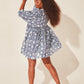 🌸👗 PROMO FLASH 50% ! Robe Courte Tunique Florale Été – Col V, Demi-Manches, Tissu Léger, Idéale Quotidien & Sorties ✨