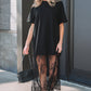 🔥Get 49% OFF NOW✨Floral Patchwork Short Sleeve T-Shirt Loose Fit Maxi Dress