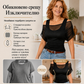 😊Блуза за жени с голи рамене, с апликации от мрежа👕✨