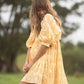 🌸👗 PROMO FLASH 50% ! Robe Courte Tunique Florale Été – Col V, Demi-Manches, Tissu Léger, Idéale Quotidien & Sorties ✨