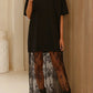 🔥Get 49% OFF NOW✨Floral Patchwork Short Sleeve T-Shirt Loose Fit Maxi Dress