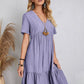 💃Свободна ежедневна рокля с колан в талията👚