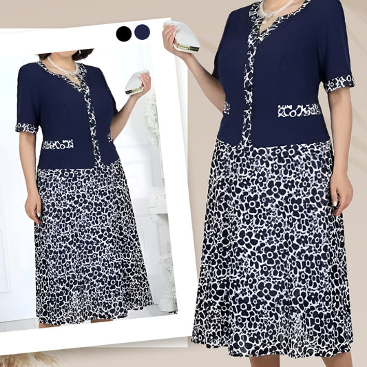 💐 Флорален модел дамски рокли от две части