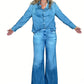 🎁2026 New Arrivals 49% OFF💥Women’s Faux Denim Pajama 2-Piece Set1