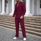 👖Men‘s Casual Waffle 2-Piece Set – Comfortable Fabric, Modern Fit & Versatile Style