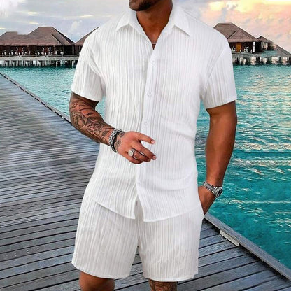 💎 50% отстъпка! 💎 Двукомпонентен мъжки комплект за летен стил 👕