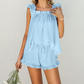 🌿Soft & Comfy Ruffle Trim Pajama Set🌟