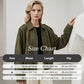 🧥 СЕГА 50% ОТСТЪПКА! ✨ Женски кожен подобен къс бомбър яке – мека тъкан, модерен силует и универсален стил 👜