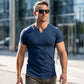 👕 30% ОТСТЪПКА СЕГА! 💪 Спортна тениска за мъже с плътен цвят – дишаща, еластична и отвеждаща влагата – идеална за тренировки, бягане или ежедневен комфорт 🏃‍♂️