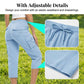 👖 ОГРАНИЧЕНО ВРЕМЕ 50% ОТСТЪПКА! ✨ Женски леки карго капри – 6 джоба, връзка на талията, дишащи 🌿