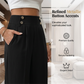 🔥HETE UITVERKOOP 50% KORTING🔥Дамски панталон с висока талия и широки крачоли