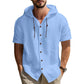 👕Мъжки худи за лято ✅ Дишащ лен | Свободен и елегантен стил 🏖️ -30% 🔥