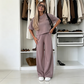 👗 30% ОТСТЪПКА СЕГА! 🏆 Дамски комплект топ и широки панталони – леки, универсални и идеални за лято, плаж или ежедневен шик – безпроблемен стил 🌸