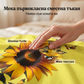 Дамски комплект с ежедневна принтована туника и шорти