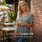 Casual Loose Fit Pleated Flowy T-Shirt