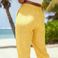 Gingham Capri Pants – Комфорт с връзки и дишащ памук-лен