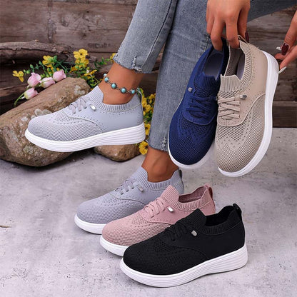 👟☁️ Разходка в облачна мекота – Дамски дишащи мрежести обувки за ходене без връзки