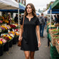 ⌛Оферта с ограничено време - Дамска бохо дантелена V-образна тениска рокля