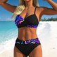 🌺👙 Десен бански с оформящ ефект, двуpart –🌊Незаменим за ваканция на острова–  плащане при доставка💕