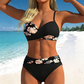 🌺👙 Десен бански с оформящ ефект, двуpart –🌊Незаменим за ваканция на острова–  плащане при доставка💕