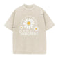 🌼☀️ Унисекс тениска с маргаритки и винтидж измиване – Свободна кройка, S–3XL ✨
