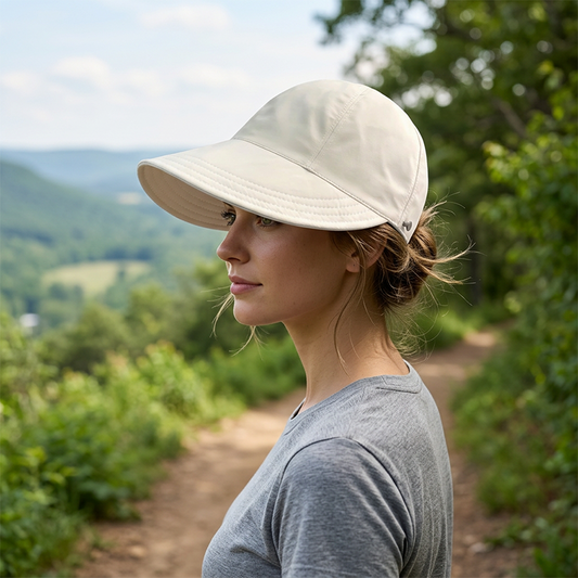 🏖️Лятна разпродажба 49% ОТСТЪПКА🏝️🧢Дамска дишаща регулируема слънчева шапка с опашка☀️👒