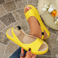 🔥 49% ОТСТЪПКА! 👡 Дамски сандали на платформа ✨ Блестящ дизайн, отворени пръсти и спортен стил за лятото и ежедневието