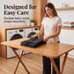 Дамски комплект от топ без ръкави с волани и широки дълги панталони